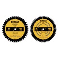 Circular Saw Blades | Dewalt DWA110CMB (2-Pack) 10 in. 40T/60T General Purpose Circular Saw Blades Combo Pack image number 0