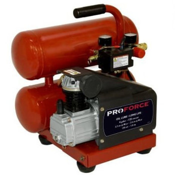 PRODUCTS | ProForce 1 HP 4 Gallon Oil-Free Twin Stack Air Compressor - VSF1080421