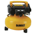 Compressor Combo Kits | Factory Reconditioned Dewalt DW1KIT18PPR 0.9 HP 6 Gallon Oil-Free Pancake Air Compressor/ 18 GA Precision Point Brad Nailer Combo Kit image number 1