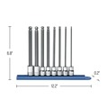Socket Sets | GearWrench 80573 8-Piece 3/8 in. Drive Metric Long Ball Hex Bit Socket Set image number 2