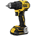 Early Labor Day Sale | Factory Reconditioned Dewalt DCD708C2R ATOMIC 20V MAX Brushless Compact Lithium-Ion 1/2 in. Cordless Drill Driver Kit (1.5 Ah) image number 1