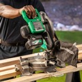 On Sale | Metabo HPT C1810DFAM 18V MultiVolt Brushless Lithium-Ion 10 in. Cordless Single Bevel Miter Saw Kit (5 Ah) image number 16