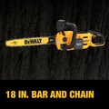Chainsaws | Dewalt DCCS672B 60V MAX Brushless Lithium-Ion 18 in. Cordless Chainsaw (Tool Only) image number 6