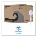  | Boardwalk BWKSOUPHWPSWH Heavyweight Polystyrene Soup Spoons - White (1000/Carton) image number 3