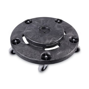 Boardwalk 300 lbs. Capacity 18.25 in. Diameter Refuse Container Utility Dolly - Gray - 3485200
