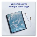 July Member-Exclusive Offer Save 10% off on One Item | Avery 47781 0.5 in. Capacity 8.5 in. x 11 in. Flexible Fastener Lay Flat View Report Cover - Clear/Gray image number 3