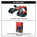 Circular Saws | Milwaukee MILN272920-48111852 M18 FUEL Brushless Lithium-Ion Cordless Deep Cut Band Saw and (2) M18 REDLITHIUM Lithium-Ion Batteries Bundle (5 Ah) image number 1