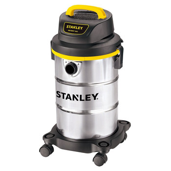 Stanley 4.0 Peak HP 5 Gal. Portable S.S. Wet Dry Vacuum with Casters - SL18130