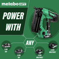 Clearance Center | Factory Reconditioned Metabo HPT NT1865DMMR 18V Brushless Lithium-Ion 16 Gauge Cordless Straight Brad Nailer Kit (3 Ah) image number 2