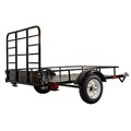 Utility Trailer | Detail K2 MMT4X6O 4 ft. x 6 ft. Powder-Coated Open Side Multi Purpose Utility Trailer - Black image number 5