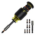 Screwdrivers | Klein Tools 32308 8-in-1 Multi-Bit Adjustable Magnetic Stubby Impact-Rated Screwdriver image number 0