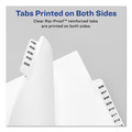July Member-Exclusive Offer Save 10% off on One Item | Avery 01426 11 x 8.5 Avery Style Preprinted Legal Exhibit Side Z 26-Tab Index Dividers - White (25/Pack) image number 3