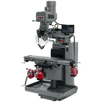 JET JTM-1050EVS2 Mill with Newall DP700 DRO X,Y and Z Powerfeeds - JT9-690638