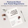July Member-Exclusive Offer Save 10% off on One Item | Avery 05689 80 lbs. 4.25 x 5.5 in. Printable Postcards for Laser Printers - Matte White (200 Cards, 4 Cards/Sheet, 50 Sheets/Box) image number 3