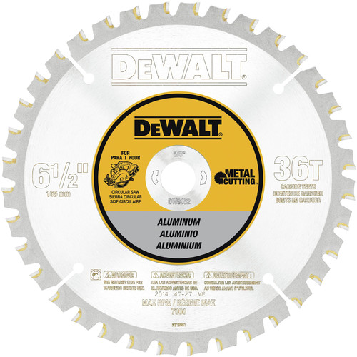 Circular Saw Blades | Dewalt DW9152 6-1/2 in. 36 Tooth Circular Saw Blade image number 0