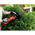  | Black & Decker HH2455 120V 3.3 Amp Brushed 24 in. Corded Hedge Trimmer with Rotating Handle image number 15