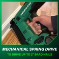 Brad Nailers | Metabo HPT NT1850DGM 18V MultiVolt Lithium-Ion 18-Gauge Compact Cordless Brad Nailer Kit (2.0 Ah) image number 3