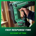 Brad Nailers | Metabo HPT NT1850DGM 18V MultiVolt Lithium-Ion 18-Gauge Compact Cordless Brad Nailer Kit (2.0 Ah) image number 4