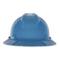  | MSA 454732 V-Gard Slotted Full-Brim Hat with Staz-On Suspension - Blue image number 1