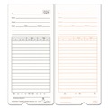  | Acroprint 09-9115-000 7.5 in. x 3.35 in. Two Sides Time Clock Cards for Acroprint ATR480 (50/Pack) image number 0