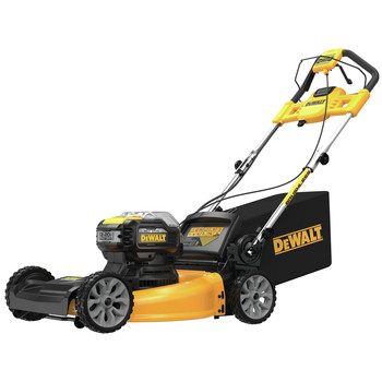 Dewalt 2X 20V MAX Brushless Lithium-Ion 21-1/2 in. Cordless FWD Self-Propelled Lawn Mower Kit with 2 Batteries (10 Ah) - DCMWSP244U2