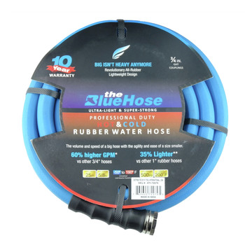 BluBird BluBird AG-Lite 5/8 in. x 25 ft. Water Rubber Garden Hose - BSAL5825