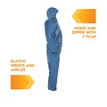 July Member-Exclusive Offer Save 10% off on One Item | Ansell KCC 58515 A20 Breathable Particle Protection Coveralls - 2X-Large, Blue (24/Carton) image number 3