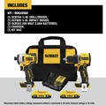 Combo Kits | Dewalt DCK225D2 20V MAX ATOMIC Brushless Compact Lithium-Ion 1/2 in. Cordless Drill Driver and 1/4 in. Impact Driver Combo Kit with 2 Batteries (2 Ah) image number 1