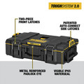 Storage Systems | Dewalt DWST08165 14-3/4 in. x 14-3/4 in. x 7 in. TOUGHSYSTEM 2.0 Tool Box - Black image number 1