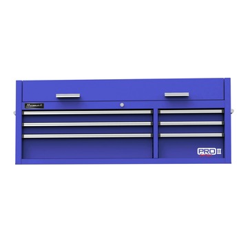 Homak 54 in. Pro 2 6-Drawer Top Chest - Blue - BL02054602