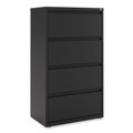 July Member-Exclusive Offer Save 10% off on One Item | Alera 25483 30 in. x 18.63 in. x 52.5 in. Legal/Letter-Size 4-Drawer Lateral File - Black image number 0