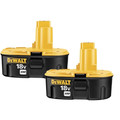 Batteries | Dewalt DC9096-2 18V XRP 2.4 Ah Ni-Cd Battery (2-Pack) image number 1