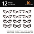 July Member-Exclusive Offer Save 10% off on One Item | Ansell 65335 V30 Nemesi Foam Safety Glasses - Black Nylon Frame/Clear Polycarbonate Lens (12/Carton) image number 1