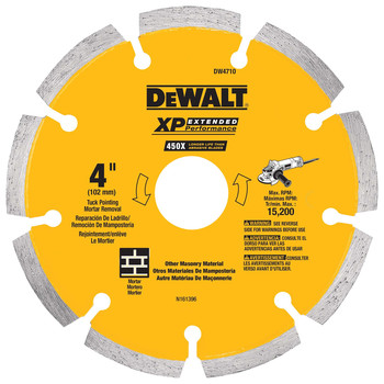 BLADES | Dewalt 4 in. XP Tuck Point Blade - DW4710