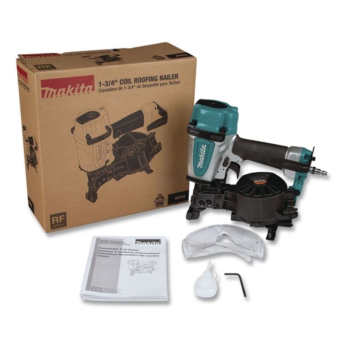 Makita Appreciation Week! Save 10%! | Factory Reconditioned Makita AN454-R 1-3/4 in. Coil Roofing Nailer image number 0