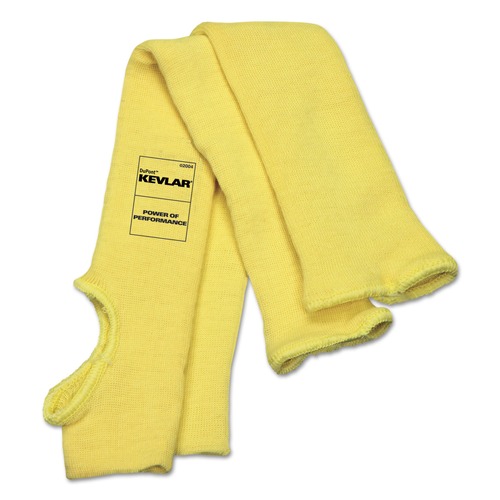 Work Gloves | MCR Safety 9378TE Economy Series DuPont Kevlar Fiber Sleeves - One Size Fits All, Yellow (1-Pair) image number 0