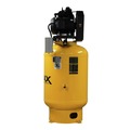 Stationary Air Compressors | EMAX ESP07V120V1 7.5 HP 120 Gallon Industrial 2 Stage Single Phase Industrial V4 Pressure Lubricated Pump 31 CFM @ 100 PSI Plus SILENT Air Compressor image number 2