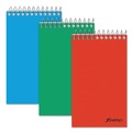  | Ampad 45-093 Narrow Ruled Memo Pads With (60) 3 in. x 5 in. Sheets - White Sheet/Assorted Cover Colors (3/Pack) image number 0