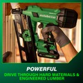 Framing Nailers | Metabo HPT NR1890DRAM 18V Lithium-Ion 21 Degree Cordless Plastic Strip Framing Nailer Kit (4 Ah) image number 5