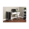 July Member-Exclusive Offer Save 10% off on One Item | Advantus 34007 1 Shelf 10 Drawers 13 in. x 15.38 in. x 37.75 in. Metal Portable Drawer Organizer - Matte Gray/Smoke image number 2