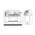 Metal Lathes | JET JT9-892472 E-1440VS  with Newall DP700 DRO, Taper Attachment and Collet Closer image number 9