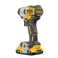 Impact Drivers | Dewalt DCF840D1 20V MAX Brushless Lithium-Ion 1/4 in. Cordless Impact Driver Kit (2 Ah) image number 4