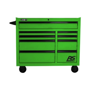 CABINETS | Homak RS PRO 41 in. 9 Drawer Rolling Cabinet - Lime Green - LG04004193