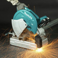 Clearance Center | Makita XWL01PT 36V (18V X2) LXT Brushless Lithium-Ion 14 in. Cordless Cut‑Off Saw Kit with 2 Batteries (5 Ah) image number 12