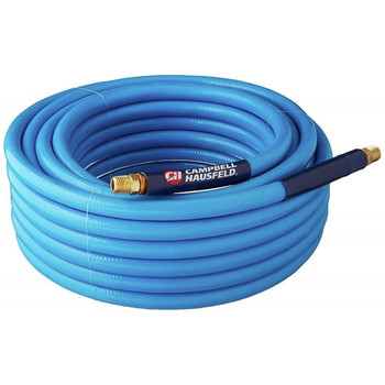 AIR TOOL ACCESSORIES | Campbell Hausfeld 3/8 in. x 50 ft. Blue PVC Air Hose with Bend Restrictors - PA121600AV