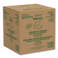  | Dart 90HTPF1R 9 in. x 9.4 in. x 3 in. Foam Hinged Performer Perforated Lid Container - White (200/Carton) image number 0