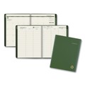  | AT-A-GLANCE 70950G60 12-Month: Jan 2026 to Dec 2026 11 in. x 8.25 in. Recycled Weekly Vertical-Column Format Appointment Book - Green Cover image number 0