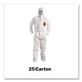 Safety Equipment | KleenGuard 51928 A50 Breathable Splash and Particle Protection Hooded Coveralls - 2X-Large, White (25/Carton) image number 3