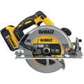 Circular Saws | Dewalt DCS570P1 20V MAX 7-1/4 Cordless Circular Saw Kit with 5.0 AH Battery image number 1