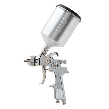 PAINT SPRAYERS | Dewalt Gravity Feed HVLP Air Spray Gun with 600cc Aluminum Cup - DWMT70777